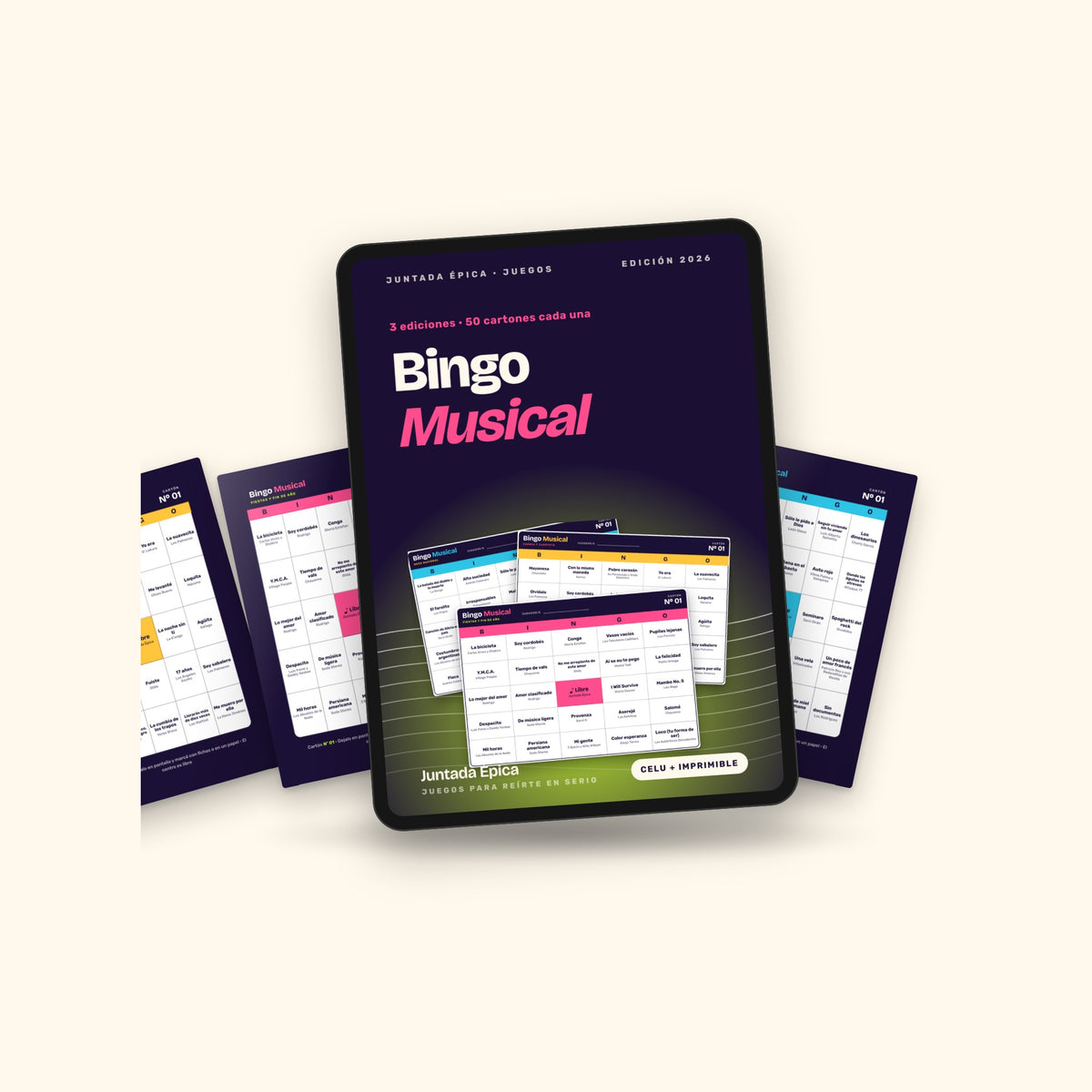 Bingo Musical: 3 ediciones