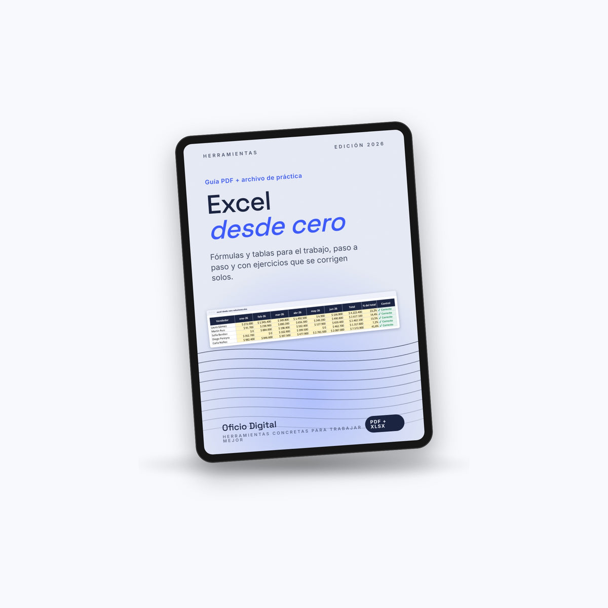 Excel desde cero: fórmulas y tablas para el trabajo